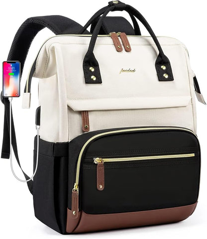 Focdod Laptop Backpack for Women, 17 Inch Work Business Backpacks Purse by FOCDOD