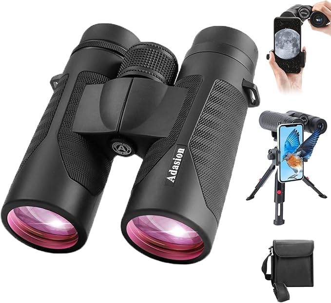 12x42 HD Binoculars for Adults High Powered by Adasion