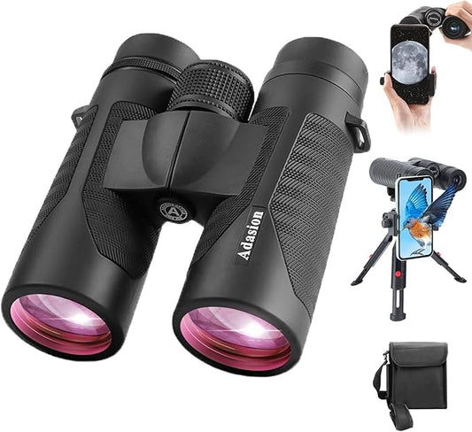 12x42 HD Binoculars for Adults High Powered by Adasion