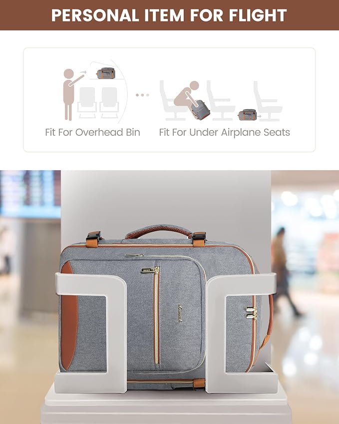 LOVEVOOK Travel Backpack for Women & Men 40L, Airline Approved Carry On - Image 4