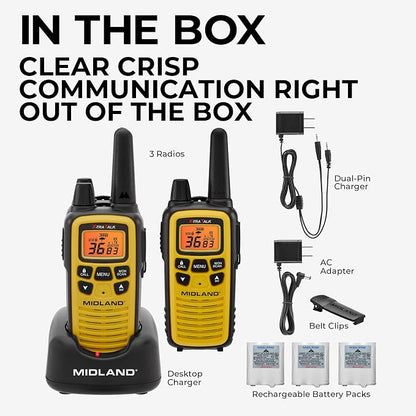 Midland LXT630X3VP3 FRS Walkie Talkies - Image 8