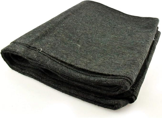 SE Olive Green 60" x 80" 3 lb. Wool Blanket by SE