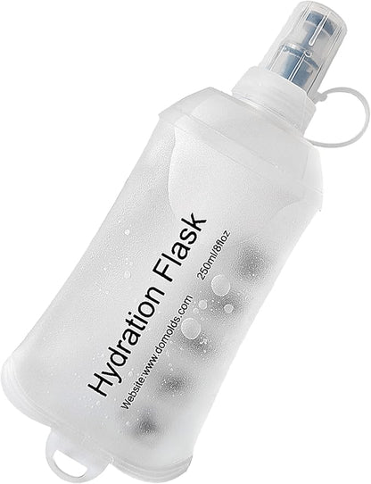 CLINTT 250ml Soft Flask, Foldable Running Water Bottle, TPU Folding Soft Water by CLINTT