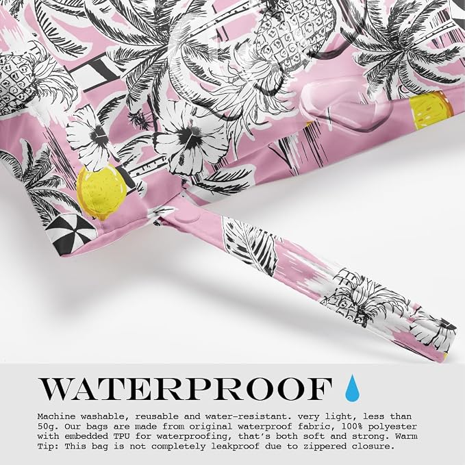 Wet Bag, Wet Dry Bag, Wet Bag for Swimsuit, Dirty Yoga Gym Clothes, Makeup Bag - Image 6