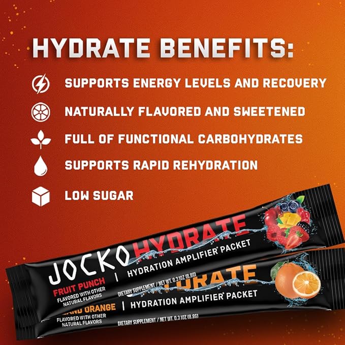 Jocko Fuel Hydrate Electrolytes Powder Packets Low Sugar - Image 7