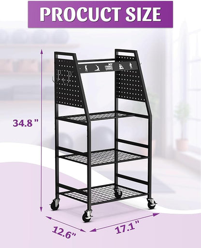 Mythinglogic Yoga Mat Storage Racks, Home Gym Storage Rack - Image 5