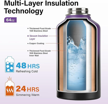 DYSANKY Insulated Water Bottle | Thickened Stainless Steel Vacuum Metal | - Image 3