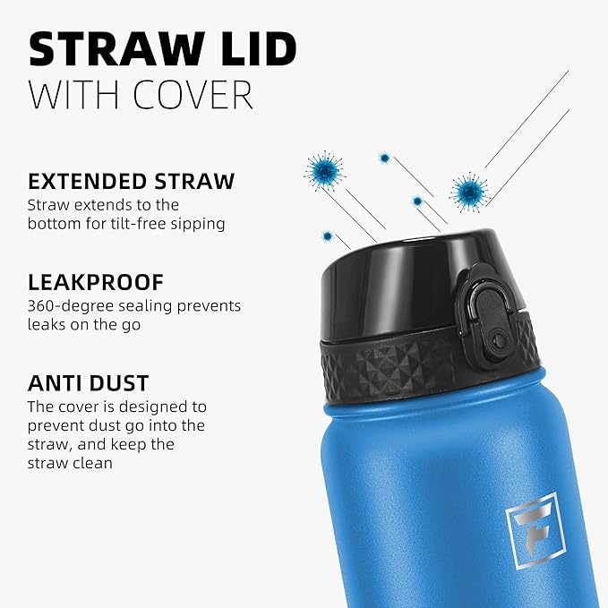 Fanhaw 40 oz Insulated Stainless Steel Water Bottle - Image 4