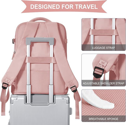 coowoz Large Travel Backpack For Women Men, Carry On Backpack Flight Approved - Image 6