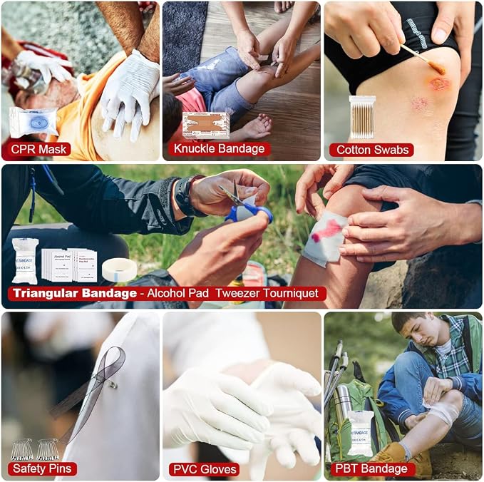 Survival Kit, Emergency Kit for Earthquake, Outdoor Adventure, Gifts for Men - Image 7