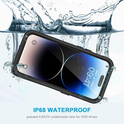 Lanhiem for iPhone 14 Pro Max Case, IP68 Waterproof Dustproof Case - Image 2
