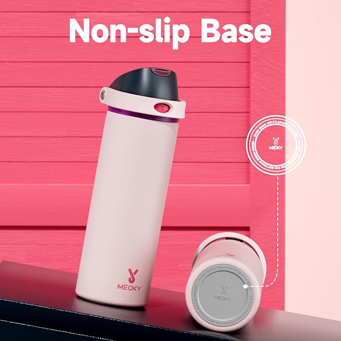 24 oz Insulated Water Bottle for Sports: Meoky Stainless Steel Water Bottle - Image 8