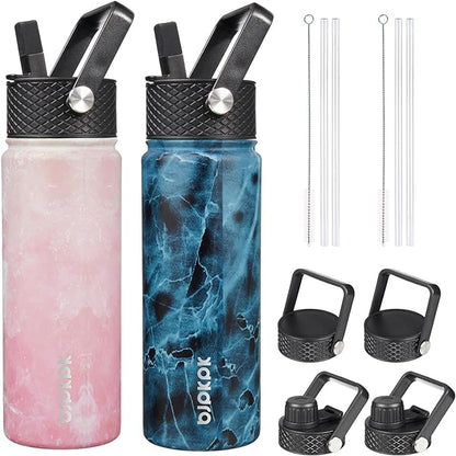 BJPKPK 2 Pack Insulated Water Bottles by BJPKPK