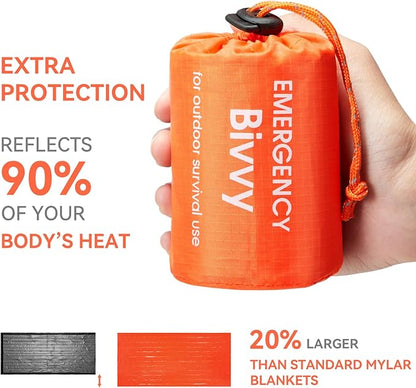 Esky Emergency Sleeping Bag, Survival Bag Portable Thermal Bivy Sack, - Image 4