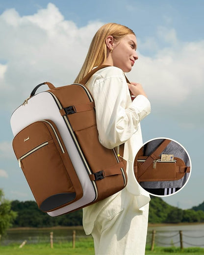 LOVEVOOK 56L Travel Backpack for Women & Men, Airline Approved Carry On Luggage - Image 2