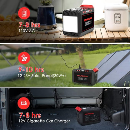 MARBERO 200W Portable Power Station 148Wh Camping Solar Generator Laptop Power - Image 4