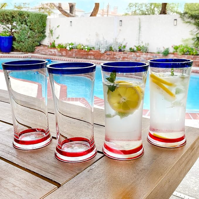 Lily's Home Unbreakable Acrylic Highball Tumblers - Image 7