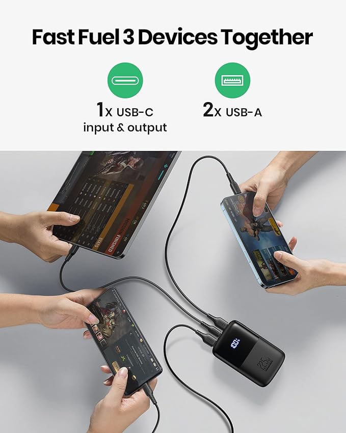 INIU Portable Charger, Smallest 22.5W 10000mAh Power Bank, USB C in/Output Fast - Image 6