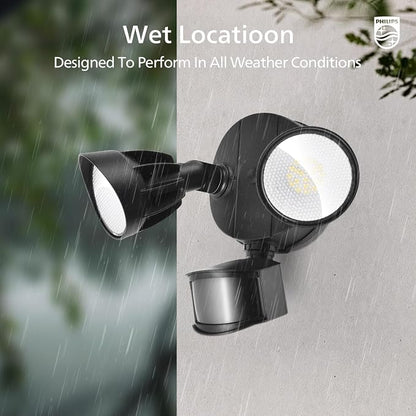 Philips 44W 4200 lm LED Security Light Outdoor w/PIR Motion Sensor, 5000K - Image 8