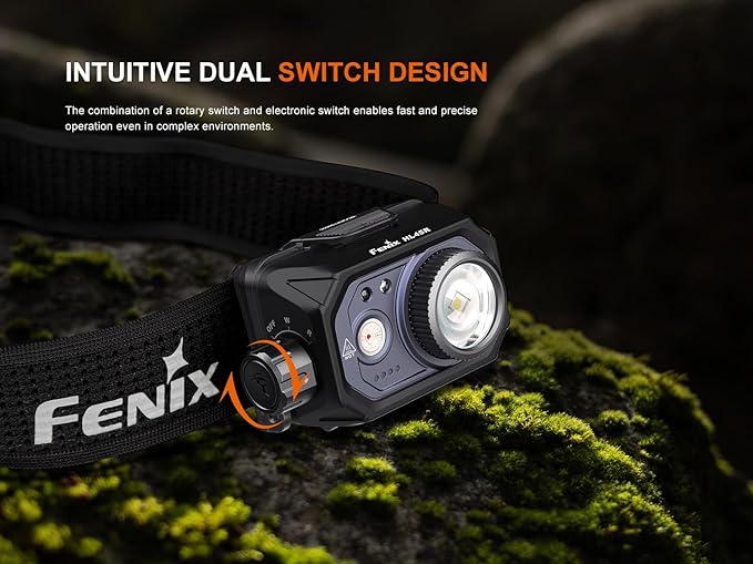 Fenix HL45R 1000 Lumen Zoomable Headlamp, USB-C Rechargeable, 3X AAA Dual Fuel - Image 4
