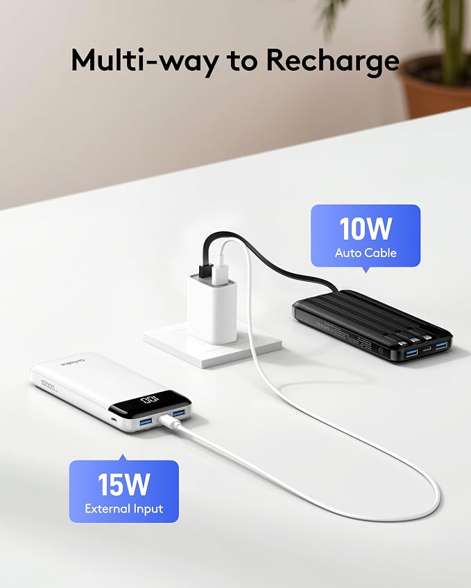 Orfeika Portable Phone Charger, 10000mAh Portable Charger Power Bank - Image 8