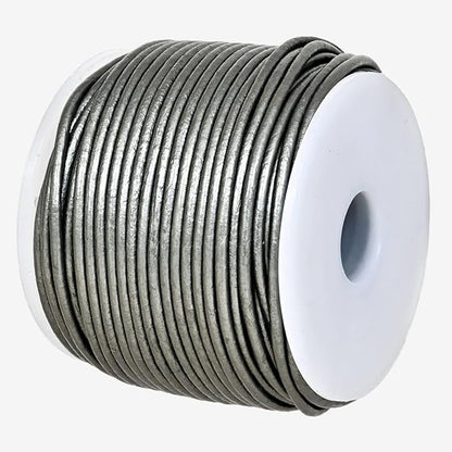 GENIQUE Real/Genuine Round Leather String Cord by GENIQUE