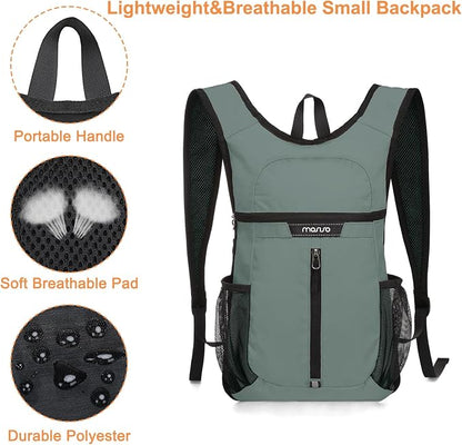 MOSISO Lightweight Hiking Daypack Small Packable Travel Hiking Backpack - Image 4