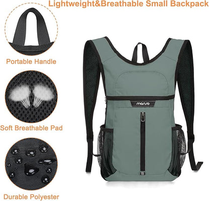 MOSISO Lightweight Hiking Daypack Small Packable Travel Hiking Backpack - Image 4