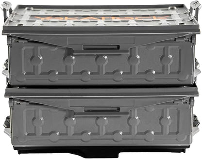 YakAttack TracPak Combo Kit – Battleship Grey | 2 Stackable Storage Boxes + - Image 4