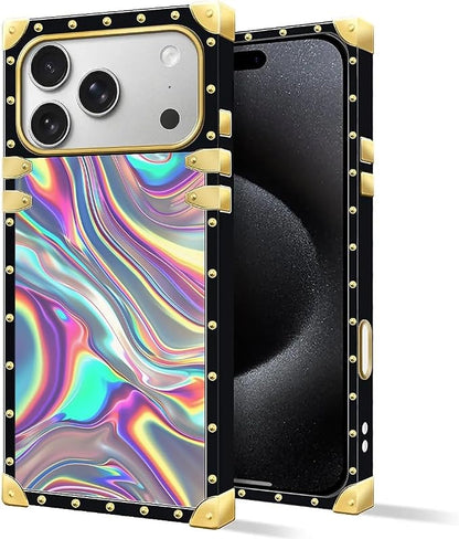 for iPhone 17 Pro Case Luxury Golden Decoration - Image 2