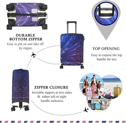 Explore Land Travel Luggage Cover Suitcase Protector Fits 27-30 Inch Case - Image 3