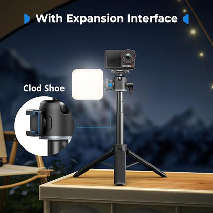 SmallRig Action Camera Selfie Stick Tripod, 7.8-21.6in Extendable, 360° Ball - Image 7
