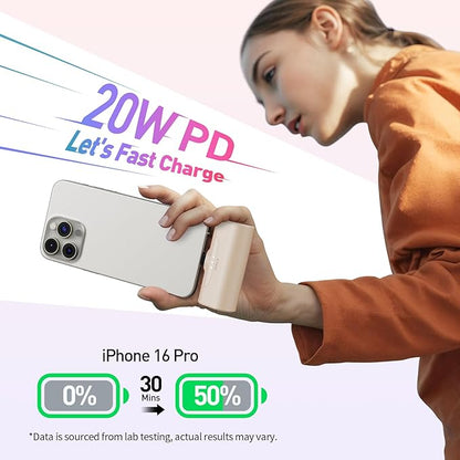iWALK Portable Charger for iPhone 17/16/15 USB-C Small Power Bank 20W 4 - Image 2