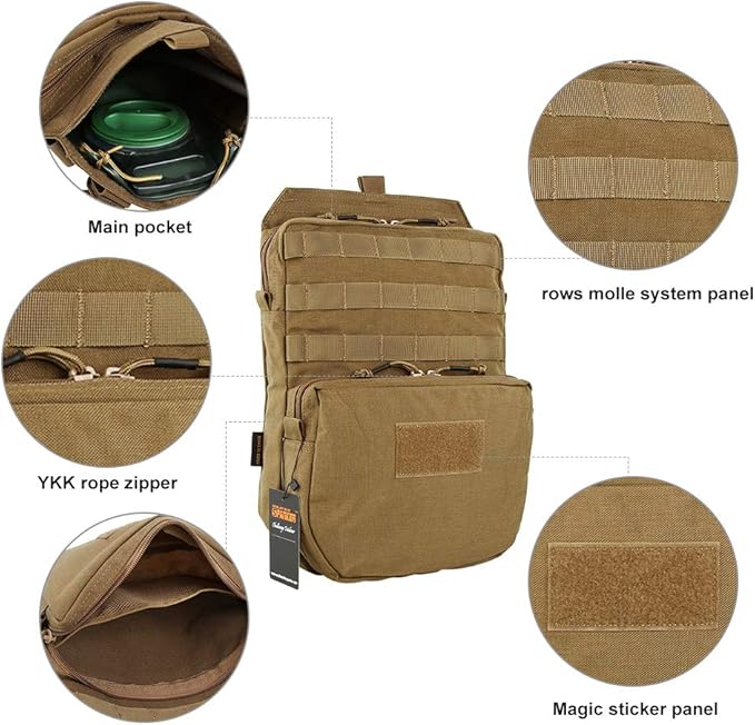 EXCELLENT ELITE SPANKER Tactical MOLLE Hydration Pack - Image 3