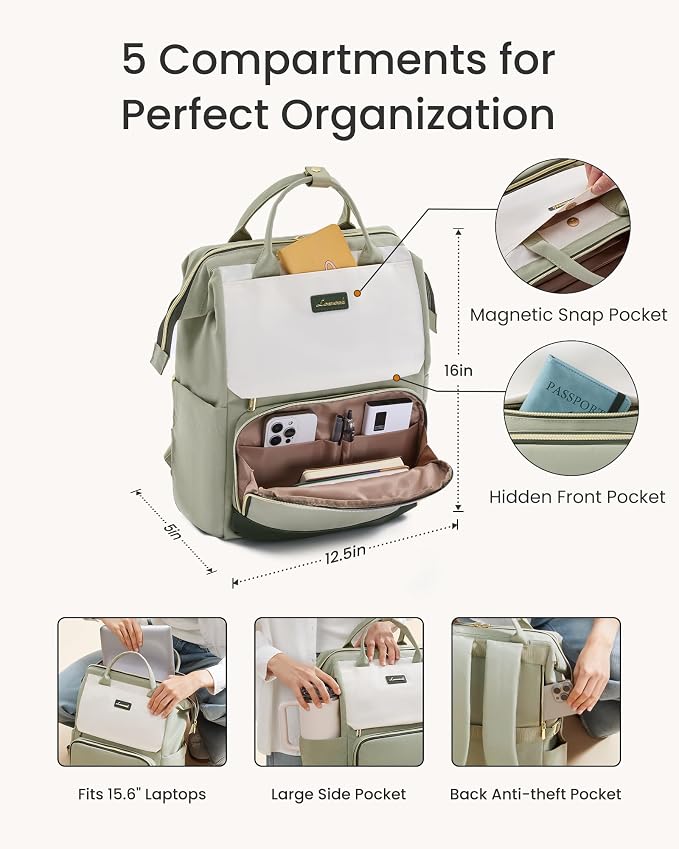 LOVEVOOK Laptop Backpack for Women - Image 3
