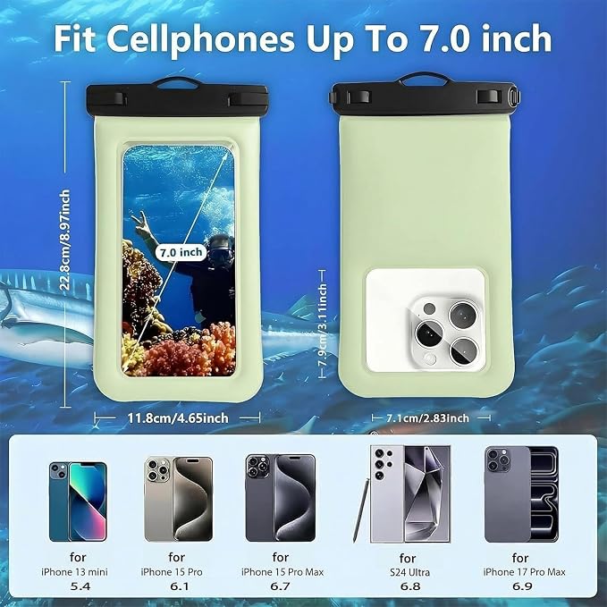 Floatable Soap Bubble Waterproof Phone Pouch Case - Image 3