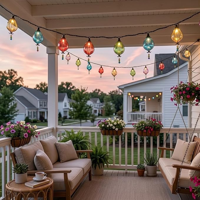 Vigdur Multicolor Outdoor String Lights - Image 6