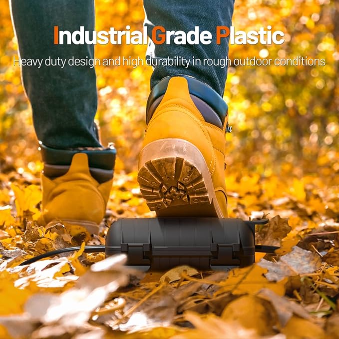 2 Pack Extension Cord Cover Outdoor, Cord Connector Protector IP54 - Image 5
