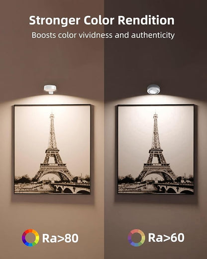 EZVALO Picture Lights for Wall, 2000mAh Rechargeable Battery Magnetic Poster - Image 8