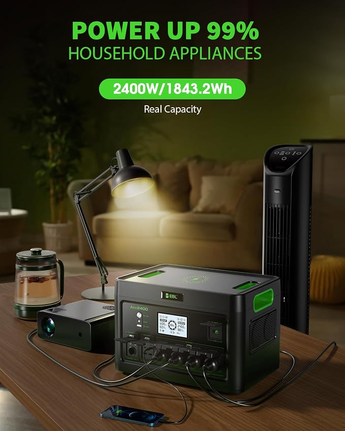 EBL 2400W Portable Power Station - Image 7