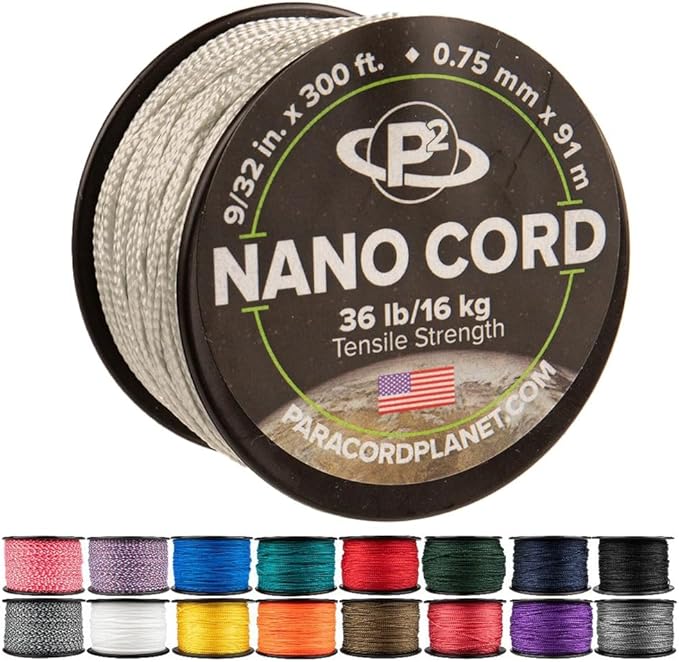 Paracord Planet Nano Cord –Lightweight Nylon Nano Paracord – Great by ParacordPlanet