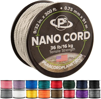 Paracord Planet Nano Cord –Lightweight Nylon Nano Paracord – Great by ParacordPlanet