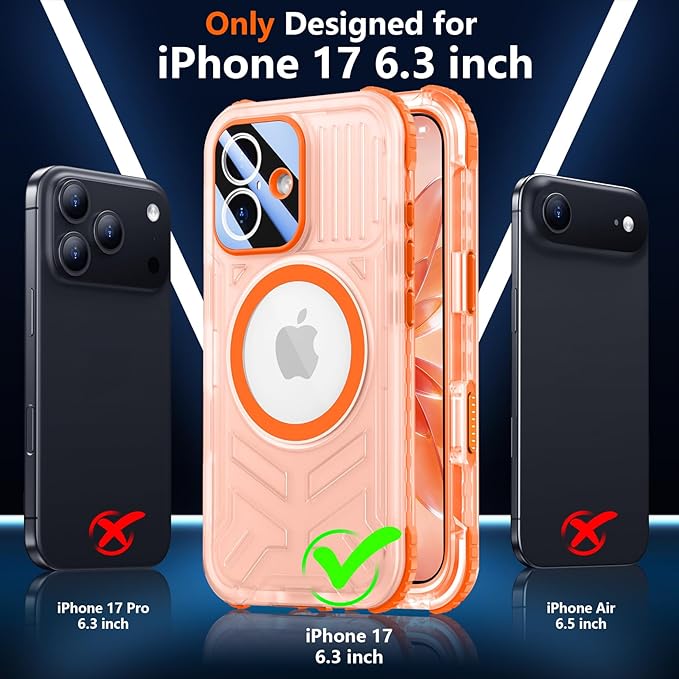 SPIDERCASE Magnetic for iPhone 17 Case Waterproof, 12FT Military Shockproof - Image 2