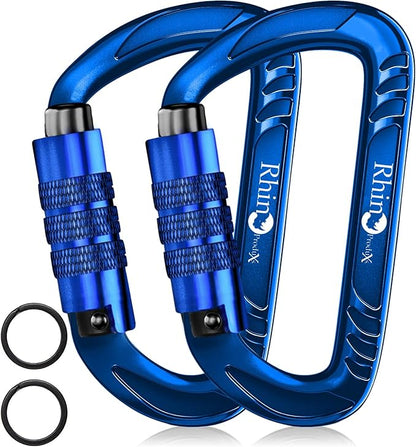 Rhino Produxs 12kN Heavy Duty Carabiner Clips, by Rhino+Produxs