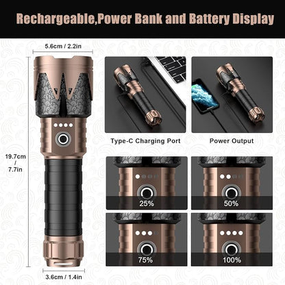 SKYFIRE Rechargeable Flashlight - Image 4