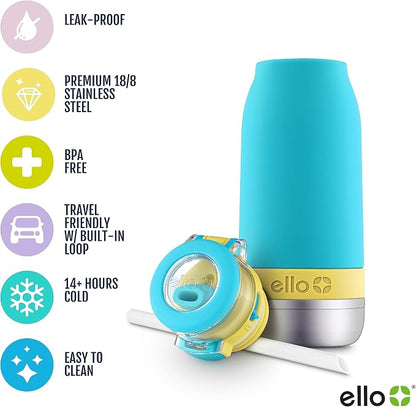 Ello Emma 14oz Vacuum Insulated Stainless Steel Kids Water Bottle - Image 3