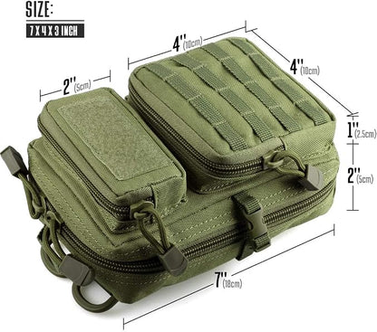 LIVANS Tactical Molle Utility Pouch, EDC Tool Pouch Tactical Phone Pouches Mini - Image 2