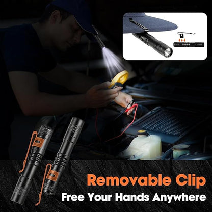 Mini Flashlight, Waterproof Pocket LED Purse Light - Image 2