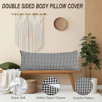 20"X54" Body Pillow Case Houndstooth - Image 4