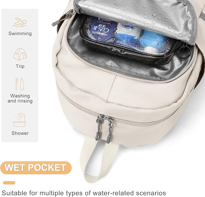 coofay Gym Backpack For Women Waterproof Backpack - Image 4